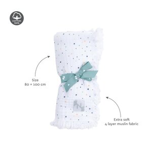Nordbaby Muslin blanket 80x100cm, Sandy - Nordbaby