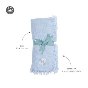 Nordbaby Muslin blanket 80x100cm, Sandy - Nordbaby