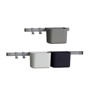 Leander Organizers 3 pcs, 2 racks (long/short), Dusty Grey - Leander