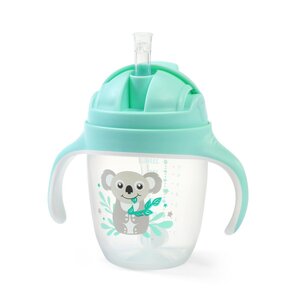 BabyOno sippy cup with weighted straw Green - BabyOno