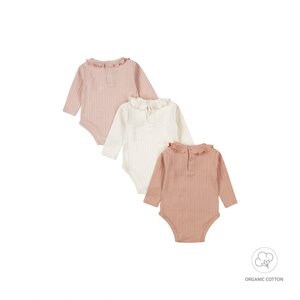 Dirkje Baby body 3-pack ls organic cotton - Dirkje