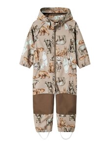 NAME IT softshell kombinesoon Nmnalfa08 Savannah Tan Bears - NAME IT