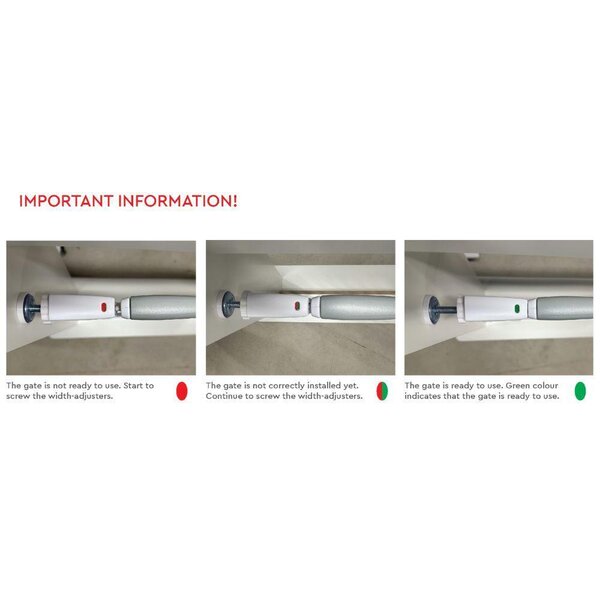 Nordbaby safety gate 75-82x4x77cm - Nordbaby