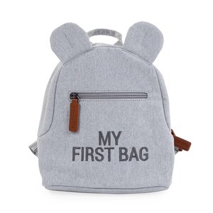 Childhome Kids my first backpack canvas Grey - Childhome