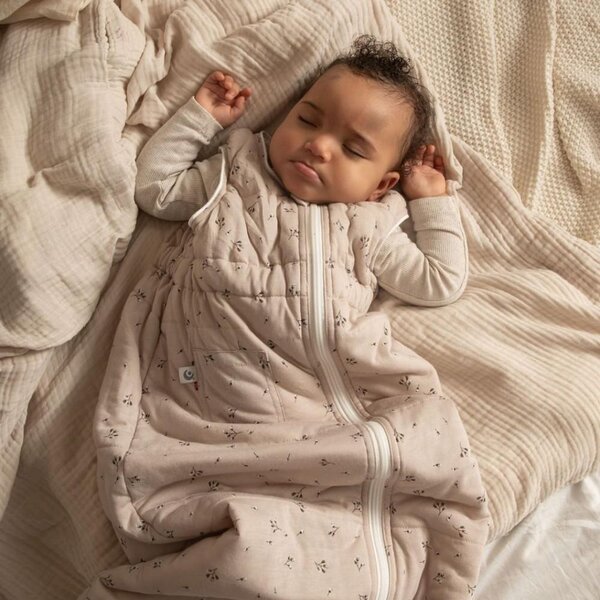 Easygrow Basic sleeping bag 3-18m, TOG 2.0 Blomma Sand - Easygrow