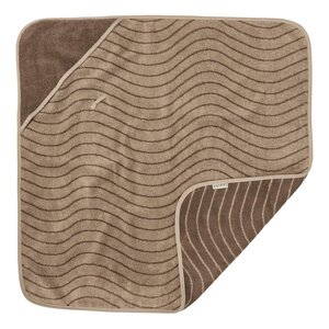 Leander hooded towel 80x80cm, Woodland, Mocca - Leander