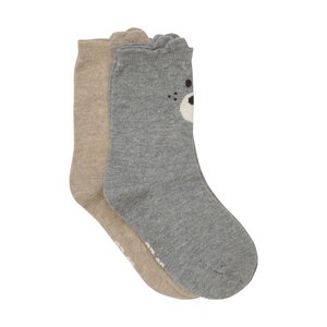 Minymo Socks w. 3D Effect (2-pack) - Minymo