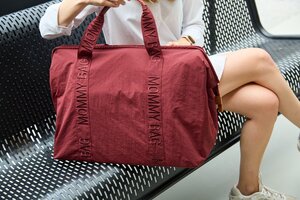 Childhome Mommy Bag Signature Urban Burgundy - Childhome