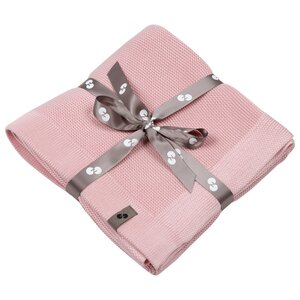 Nordbaby Knitted Bamboo Blanket 100x80cm, Bambi Candy Pink - Nordbaby