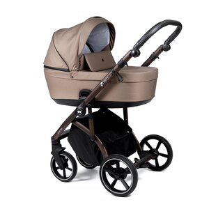 Nordbaby Active Plus vankrikomplekt Praline Beige, raam Bronze Black - Nordbaby