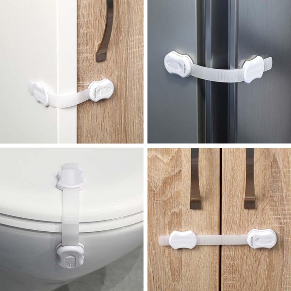 BabyOno universal safety locks 4pcs - BabyOno