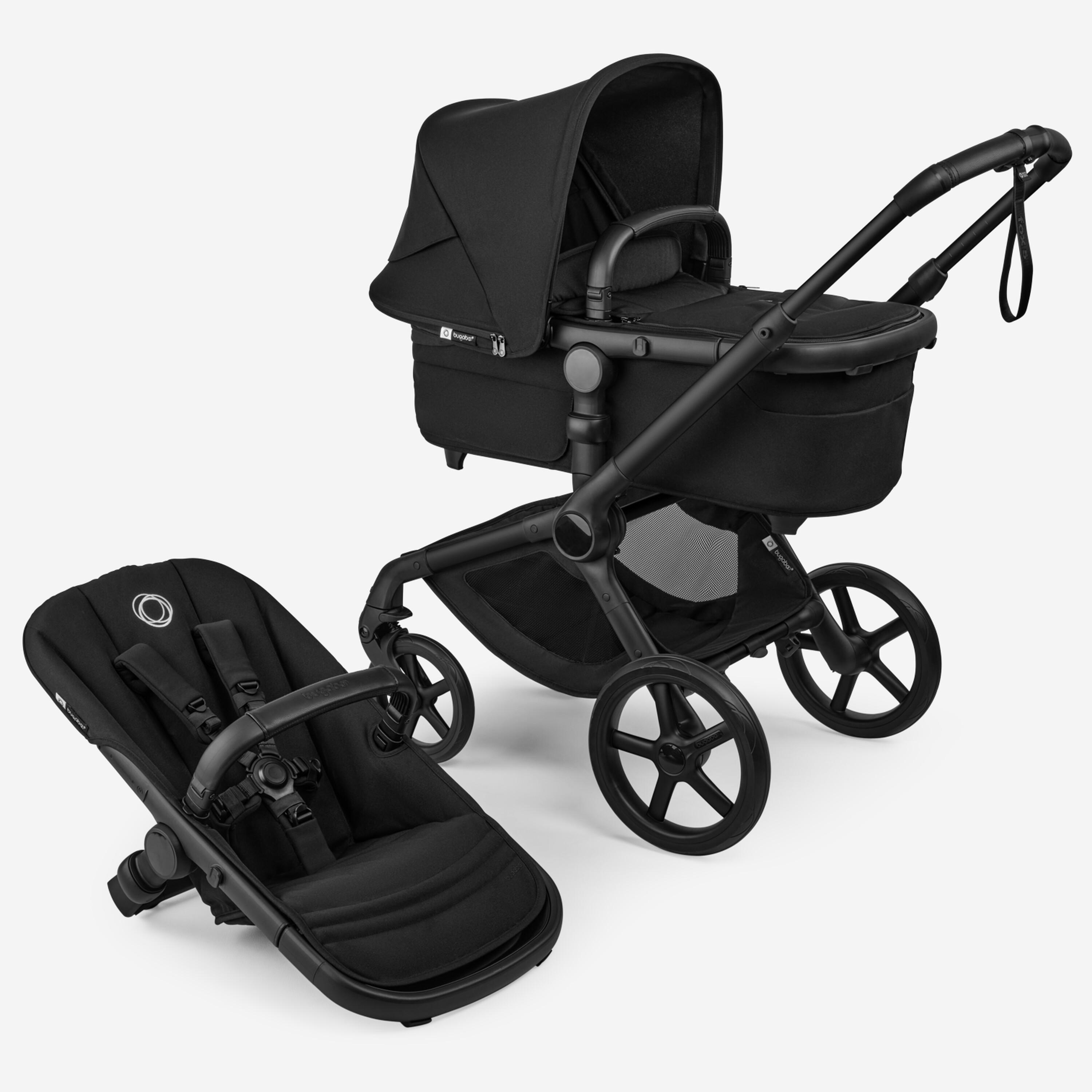Bugaboo Fox 5 Renew 2in1 stroller set Black/Heritage Black - Bugaboo