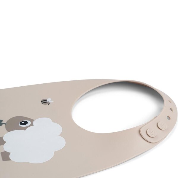 Done by Deer silicone bib Sheepy Sand - Done by Deer