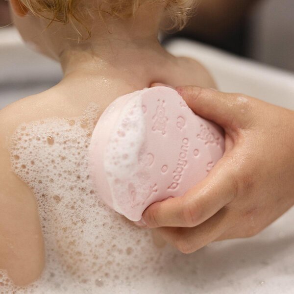 BabyOno baby bath sponge Pink - BabyOno