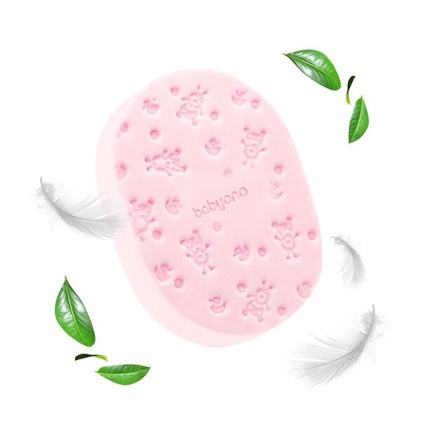 BabyOno baby bath sponge Pink - BabyOno