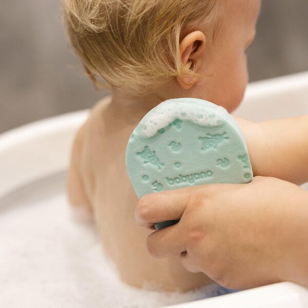 BabyOno baby bath sponge Green - BabyOno