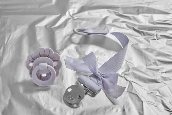 Elodie Details silicone pacifier 3m+, Binky Bloom Lavender Love  - Elodie Details