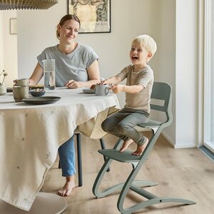 Leander Louie söögitool ilma turvakaareta, Sage Green - Leander