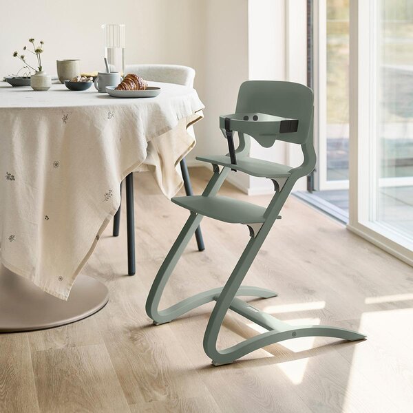 Leander Safety bar for highchair, Sage green - Leander