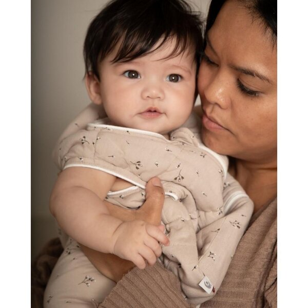 Easygrow Basic sleeping bag 0-6m, TOG 2.0 Blomma Sand - Easygrow