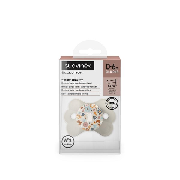 Suavinex lutt natural 0-6 kuud Wonderland, Beige - Suavinex