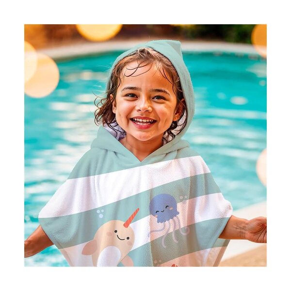 Miniland Beach cotton Poncho 65x65 - Miniland