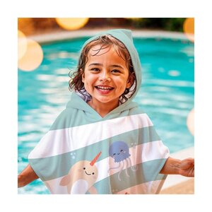 Miniland Beach cotton Poncho 65x65 - Miniland