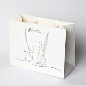 Nordbaby Gift bag 28x22, Bunny  - Nordbaby