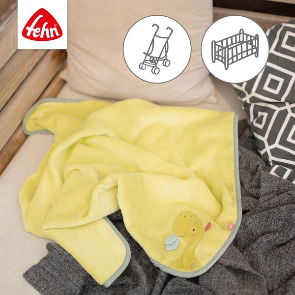 Fehn Cuddleblanket 100x75cm, Dino  - Fehn