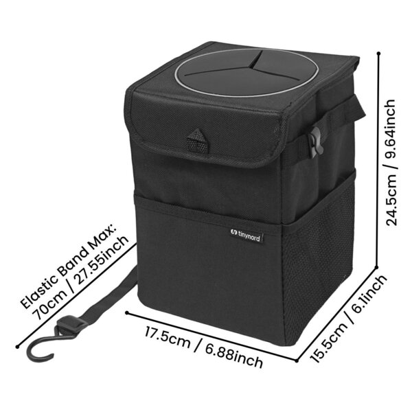 Tinynord car trash bag 25*16*15cm - Tinynord