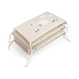 Done by Deer Padded bed bumper 360cm, Tiny farm Sand - Done by Deer