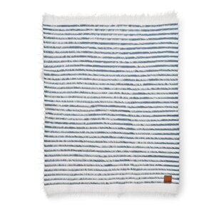 Elodie Details Furry Knit Blanket 100x75cm, Berry Blue - Elodie Details