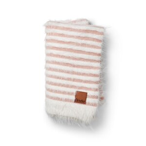 Elodie Details Furry Knit Blanket 100x75cm, Faded Rose - Elodie Details