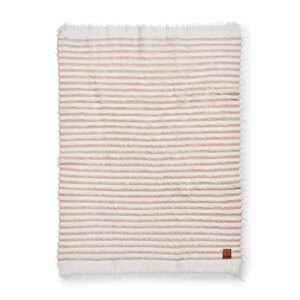 Elodie Details Furry Knit Blanket 100x75cm, Faded Rose - Elodie Details