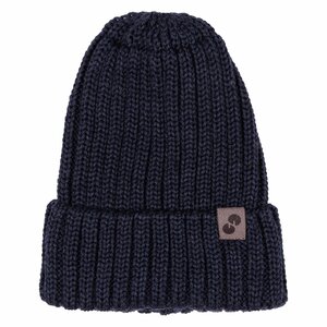 Nordbaby meriinovillane müts Brian Dark Blue - Nordbaby