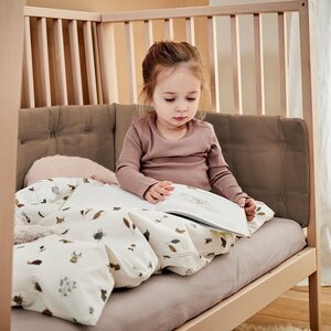 Leander Bumper for Linea and Luna Baby cot, Mocca - Leander
