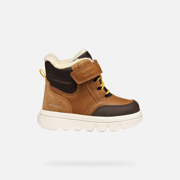 Geox boots B willaboom Tobacco/Dk Brown - Geox