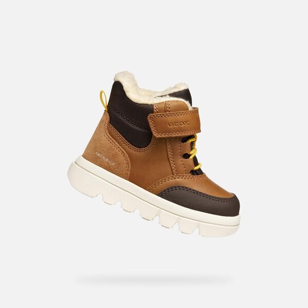 Geox boots B willaboom Tobacco/Dk Brown - Geox