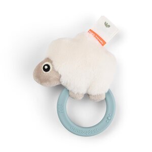 Done by Deer sensory rattle w/teether Sheepy Blue - Done by Deer