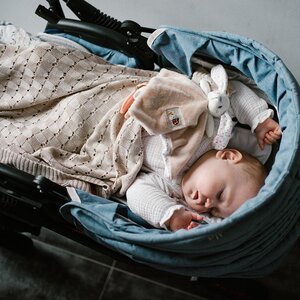 BabyOno bamboo knitted blanket 75x100cm, Beige - BabyOno