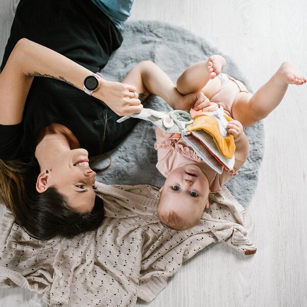 BabyOno bamboo knitted blanket 75x100cm, Beige - BabyOno