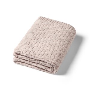 BabyOno cotton knitted blanket 75x100cm, Beige - BabyOno