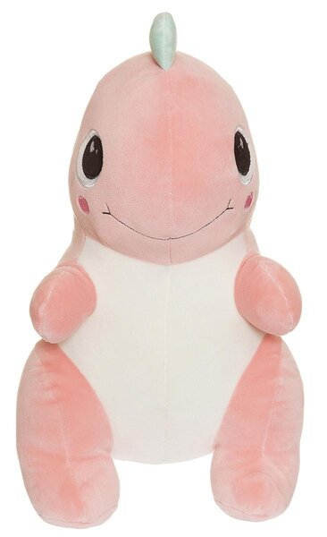 Teddykompaniet soft toy 25cm, Squeezie Dino Pink - Teddykompaniet