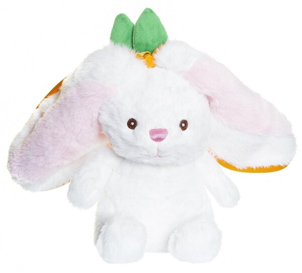 Teddykompaniet soft toy 20cm, Bunny in Carrot with zip  - Teddykompaniet