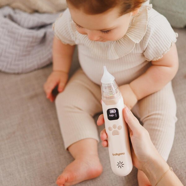 BabyOno назальный аспиратор Beige - BabyOno