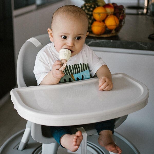 BabyOno Twist-out baby food feeder Dino Beige - BabyOno