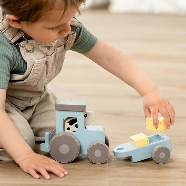 Done by Deer Tiny farm tractor Dotti Blue - Done by Deer