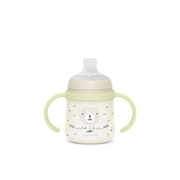 Suavinex learning cup +6m 150ml Wild & Free Grey - Suavinex
