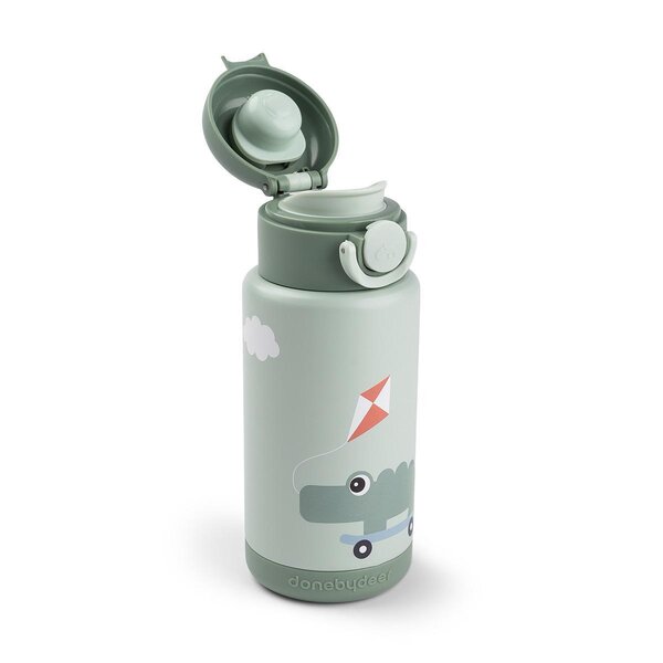 Done by Deer Insulated bottle Playground 340ml Green - Done by Deer