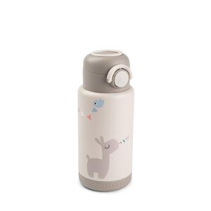 Done by Deer Insulated bottle Celebration 340ml Sand - Nuvita